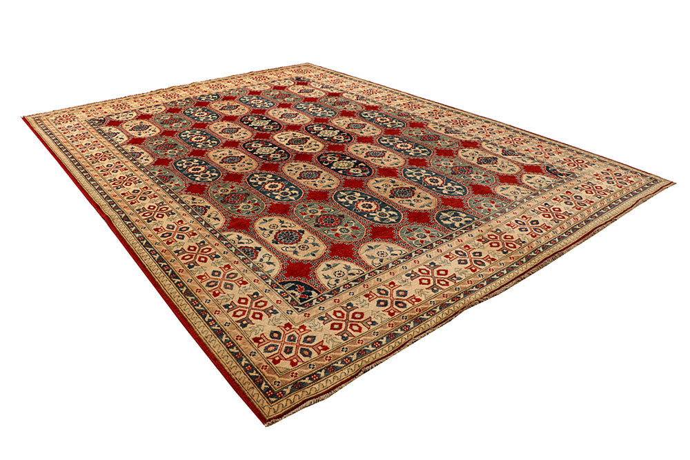 Multi Colored Kazak 9' 1 x 12' 2 - No. 67457 - ALRUG Rug Store