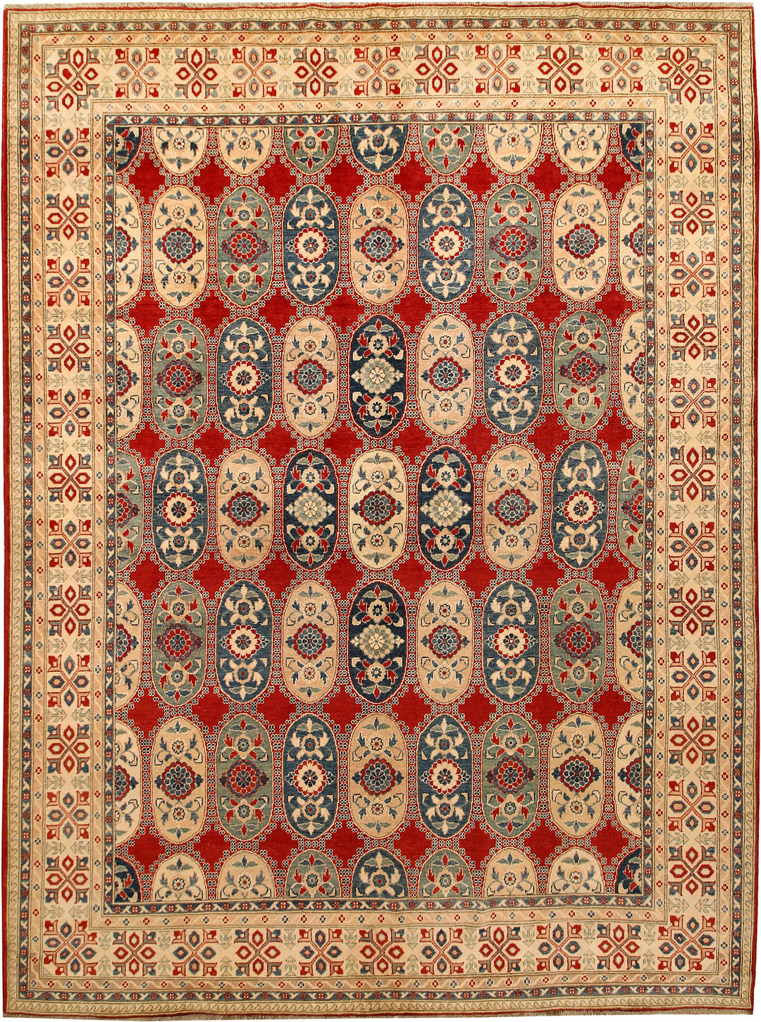 Multi Colored Kazak 9' 1 x 12' 2 - No. 67457 - ALRUG Rug Store