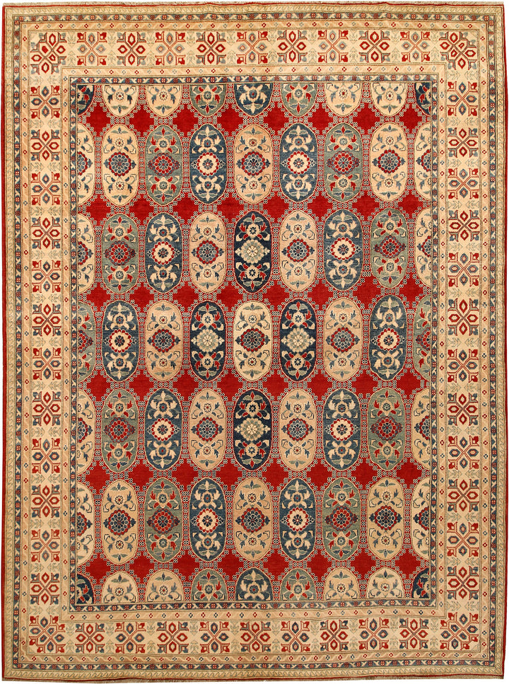 Multi Colored Kazak 9' 1 x 12' 2 - No. 67457 - ALRUG Rug Store