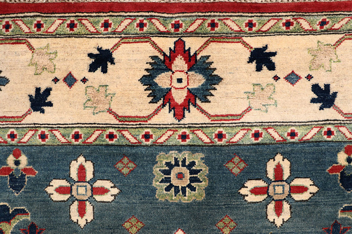 Cadet Blue Kazak 7' 9 x 8' 9 - No. 67460 - ALRUG Rug Store