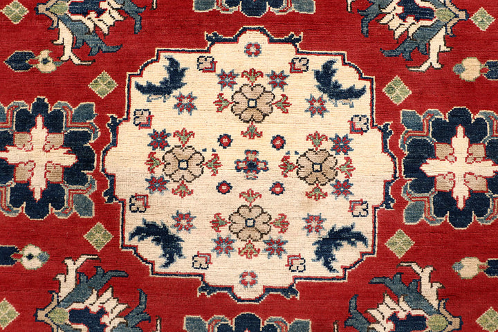Cadet Blue Kazak 7' 9 x 8' 9 - No. 67460 - ALRUG Rug Store