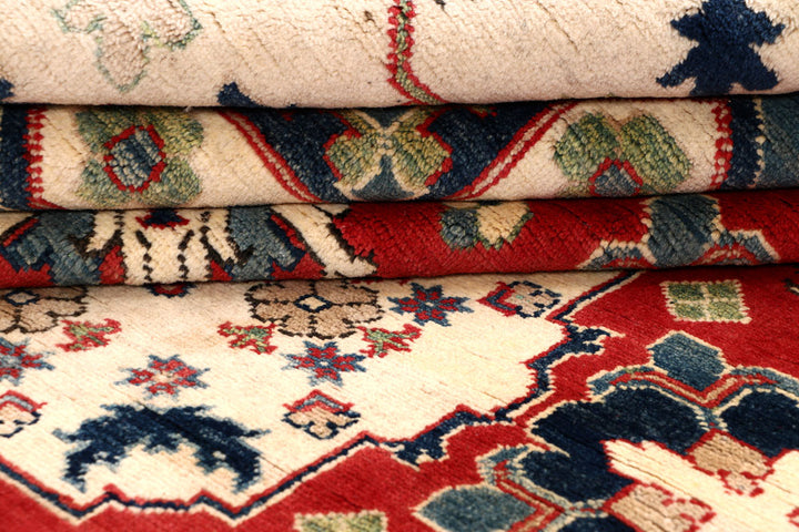 Cadet Blue Kazak 7' 9 x 8' 9 - No. 67460 - ALRUG Rug Store