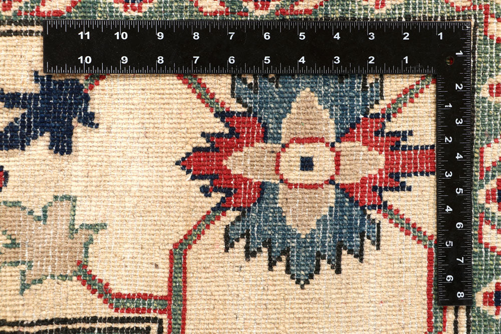 Cadet Blue Kazak 7' 9 x 8' 9 - No. 67460 - ALRUG Rug Store