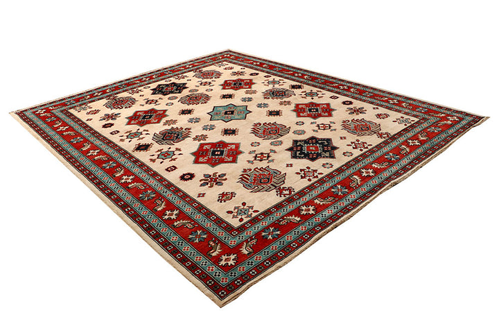 Blanched Almond Kazak 8' 3 x 9' 9 - No. 67461 - ALRUG Rug Store
