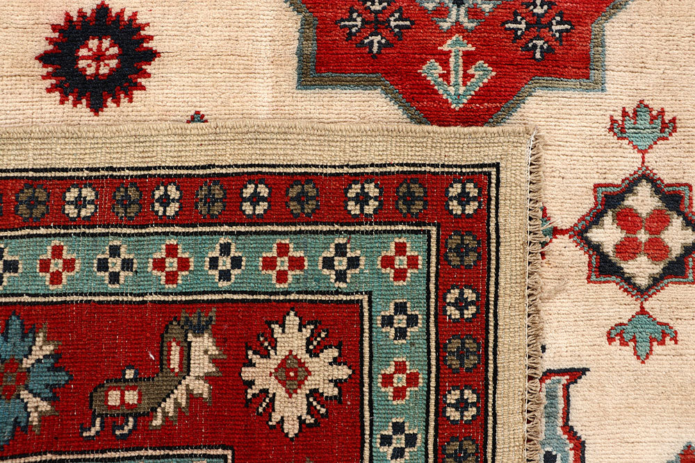 Blanched Almond Kazak 8' 3 x 9' 9 - No. 67461 - ALRUG Rug Store