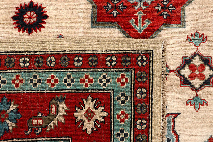 Blanched Almond Kazak 8' 3 x 9' 9 - No. 67461 - ALRUG Rug Store