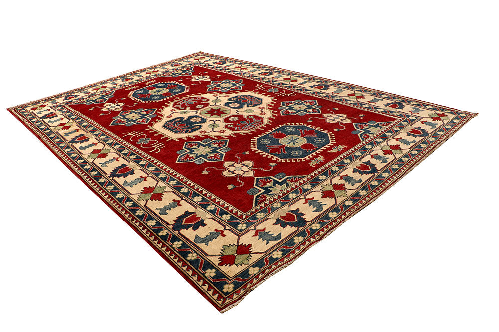 Firebrick Kazak 8' 11 x 12' 3 - No. 67463 - ALRUG Rug Store