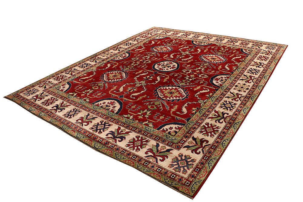 Firebrick Kazak 8' x 9' 11 - No. 67464 - ALRUG Rug Store