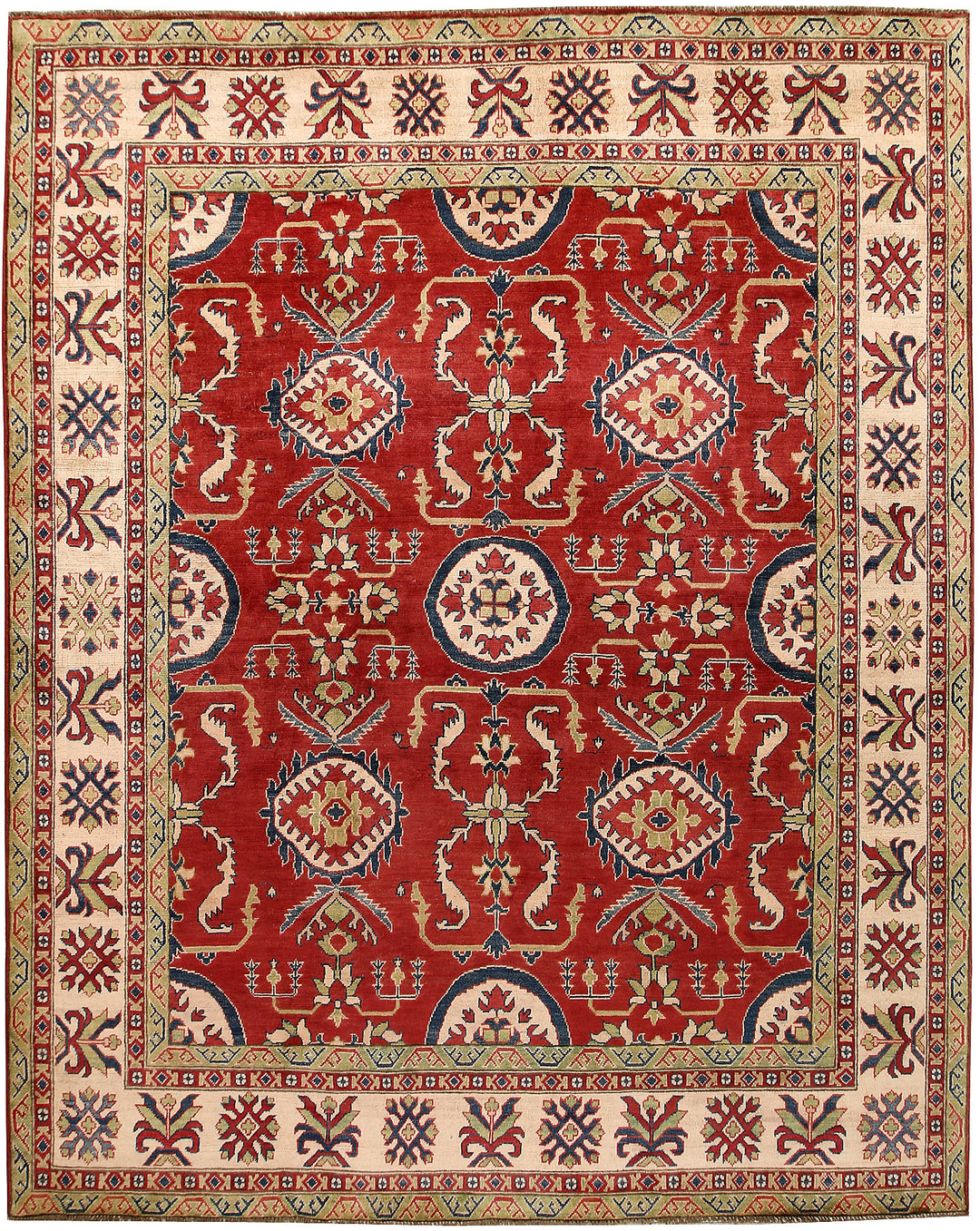 Firebrick Kazak 8' x 9' 11 - No. 67464 - ALRUG Rug Store