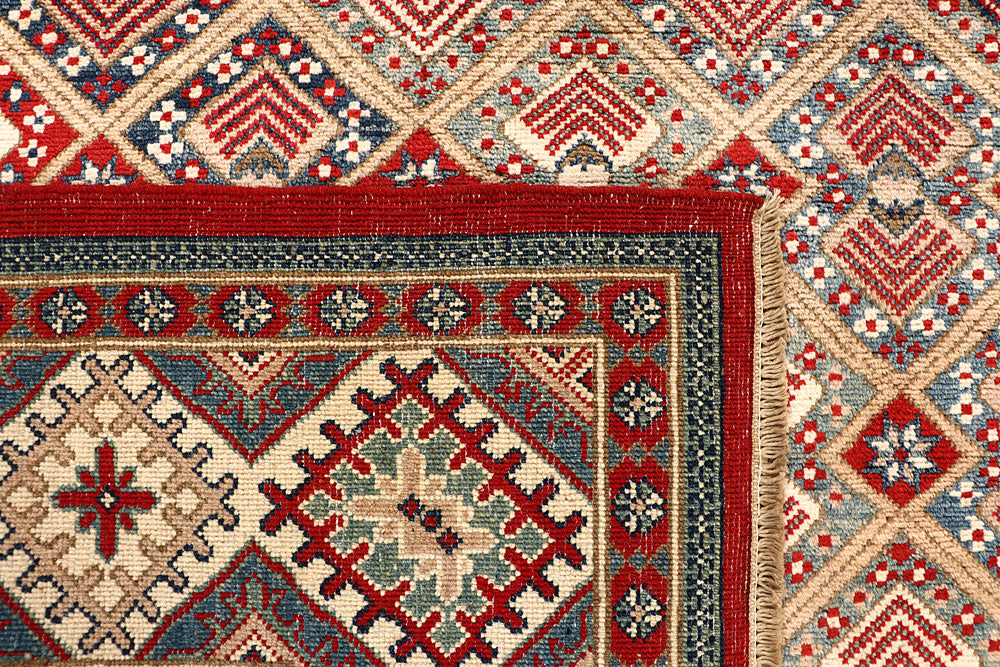 Multi Colored Kazak 8' 2 x 11' - No. 67466 - ALRUG Rug Store