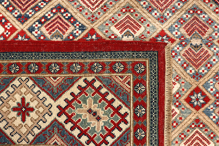 Multi Colored Kazak 8' 2 x 11' - No. 67466 - ALRUG Rug Store