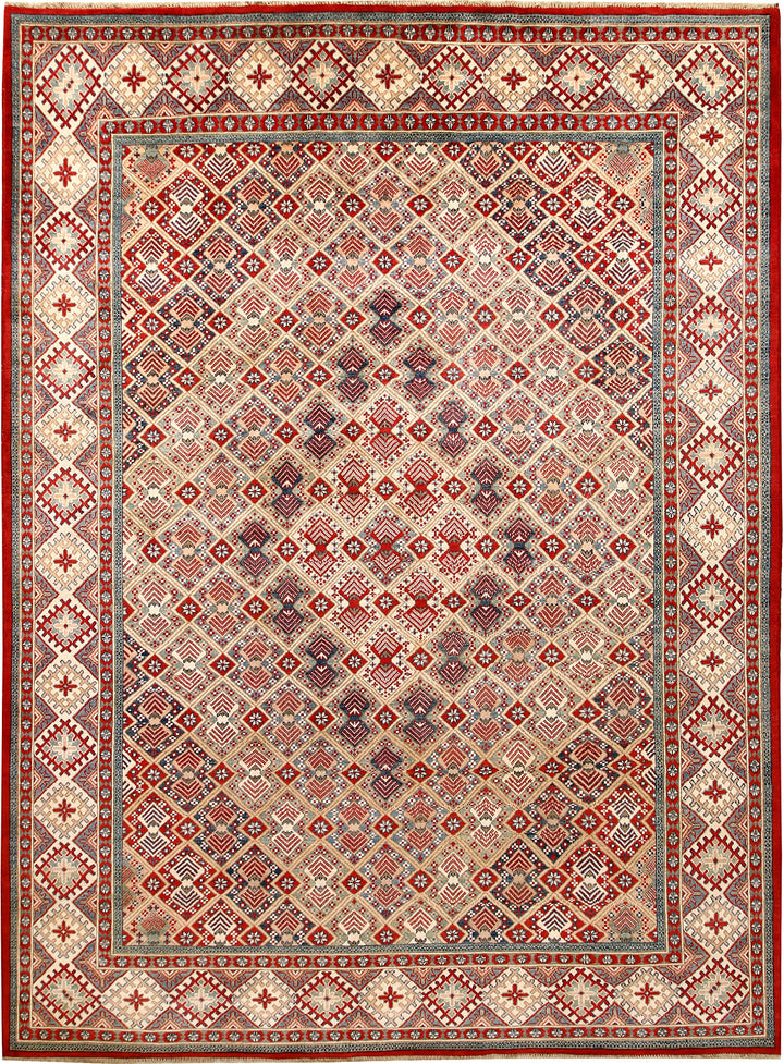 Multi Colored Kazak 8' 2 x 11' - No. 67466 - ALRUG Rug Store