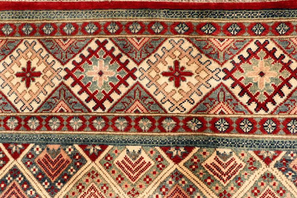 Multi Colored Kazak 8' 6 x 11' 7 - No. 67468 - ALRUG Rug Store