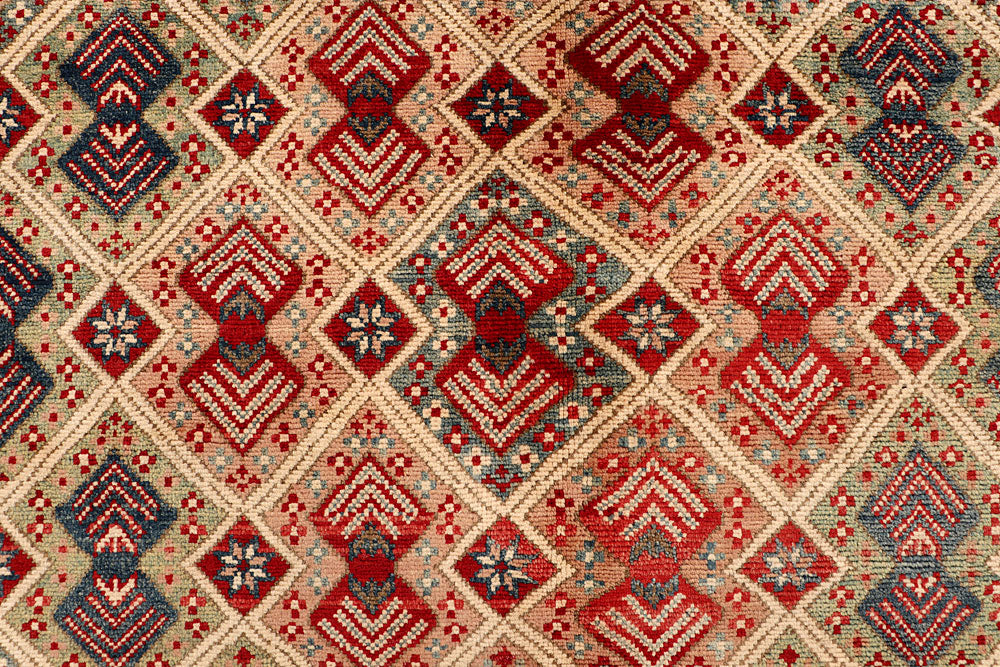 Multi Colored Kazak 8' 6 x 11' 7 - No. 67468 - ALRUG Rug Store