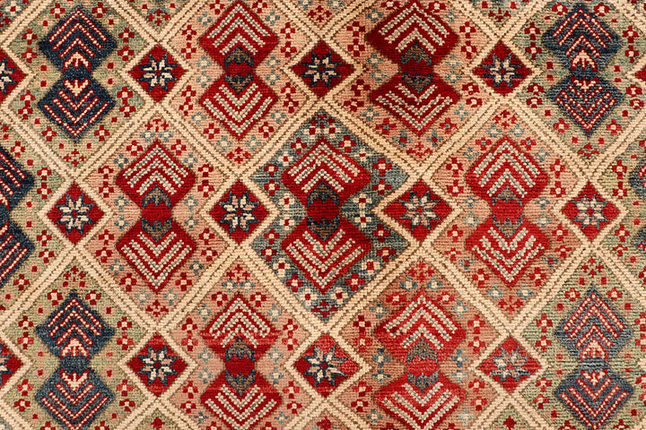 Multi Colored Kazak 8' 6 x 11' 7 - No. 67468 - ALRUG Rug Store