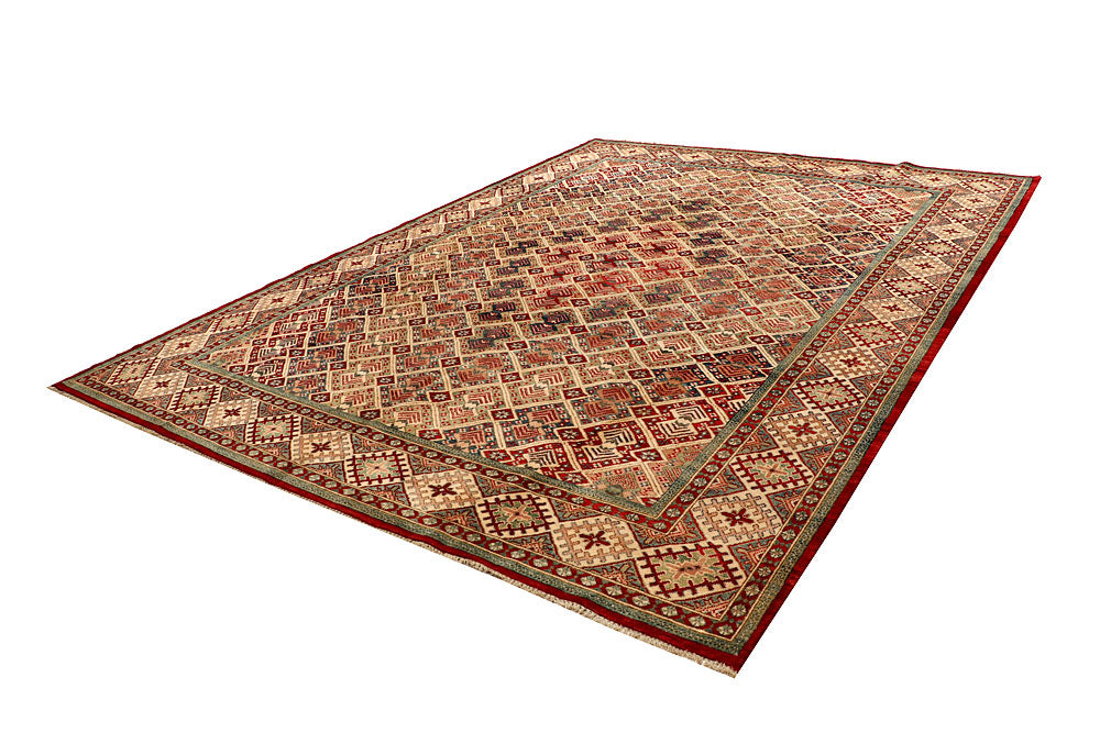Multi Colored Kazak 8' 6 x 11' 7 - No. 67468 - ALRUG Rug Store