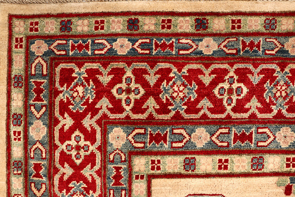 Bisque Kazak 6' 8 x 9' 7 - No. 67469 - ALRUG Rug Store