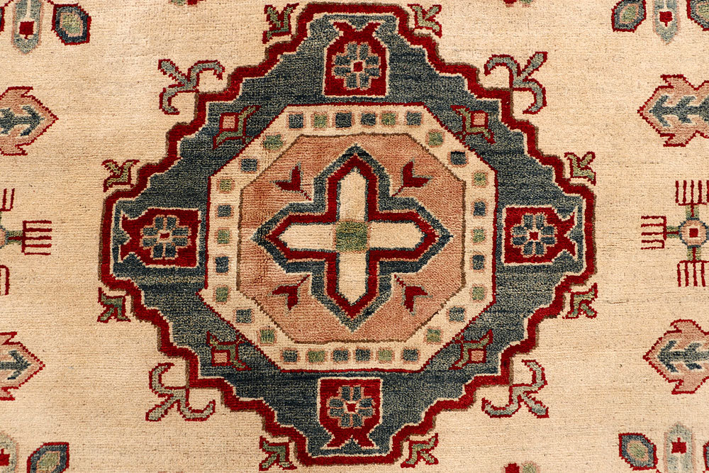 Bisque Kazak 6' 8 x 9' 7 - No. 67469 - ALRUG Rug Store