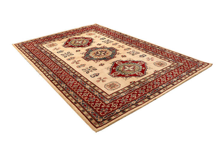 Bisque Kazak 6' 8 x 9' 7 - No. 67469 - ALRUG Rug Store