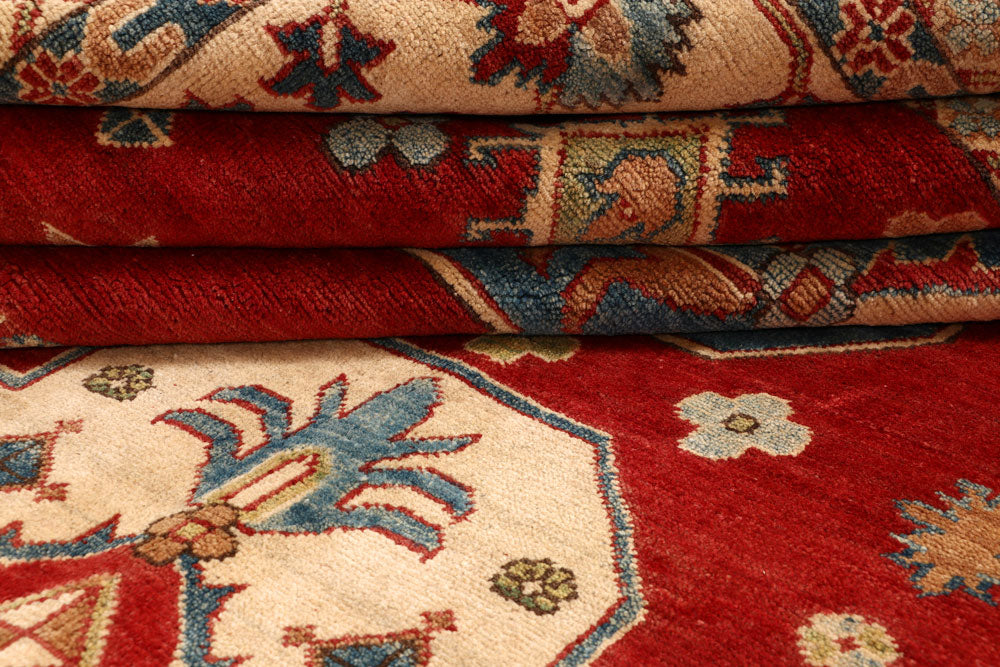 Firebrick Kazak 9' 2 x 12' 2 - No. 67470 - ALRUG Rug Store