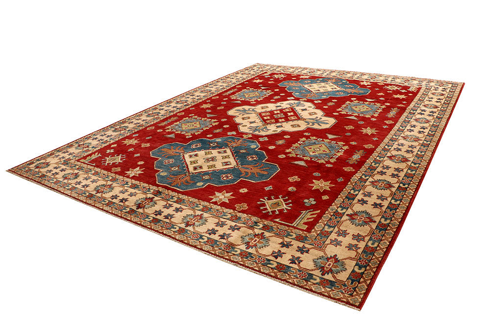 Firebrick Kazak 9' 2 x 12' 2 - No. 67470 - ALRUG Rug Store