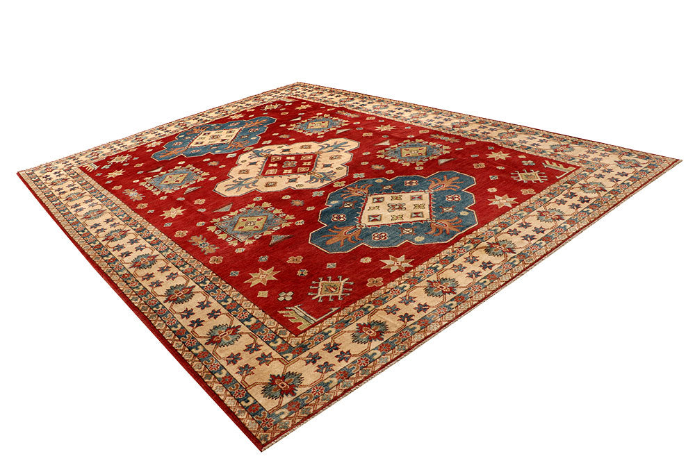 Firebrick Kazak 9' 2 x 12' 2 - No. 67470 - ALRUG Rug Store