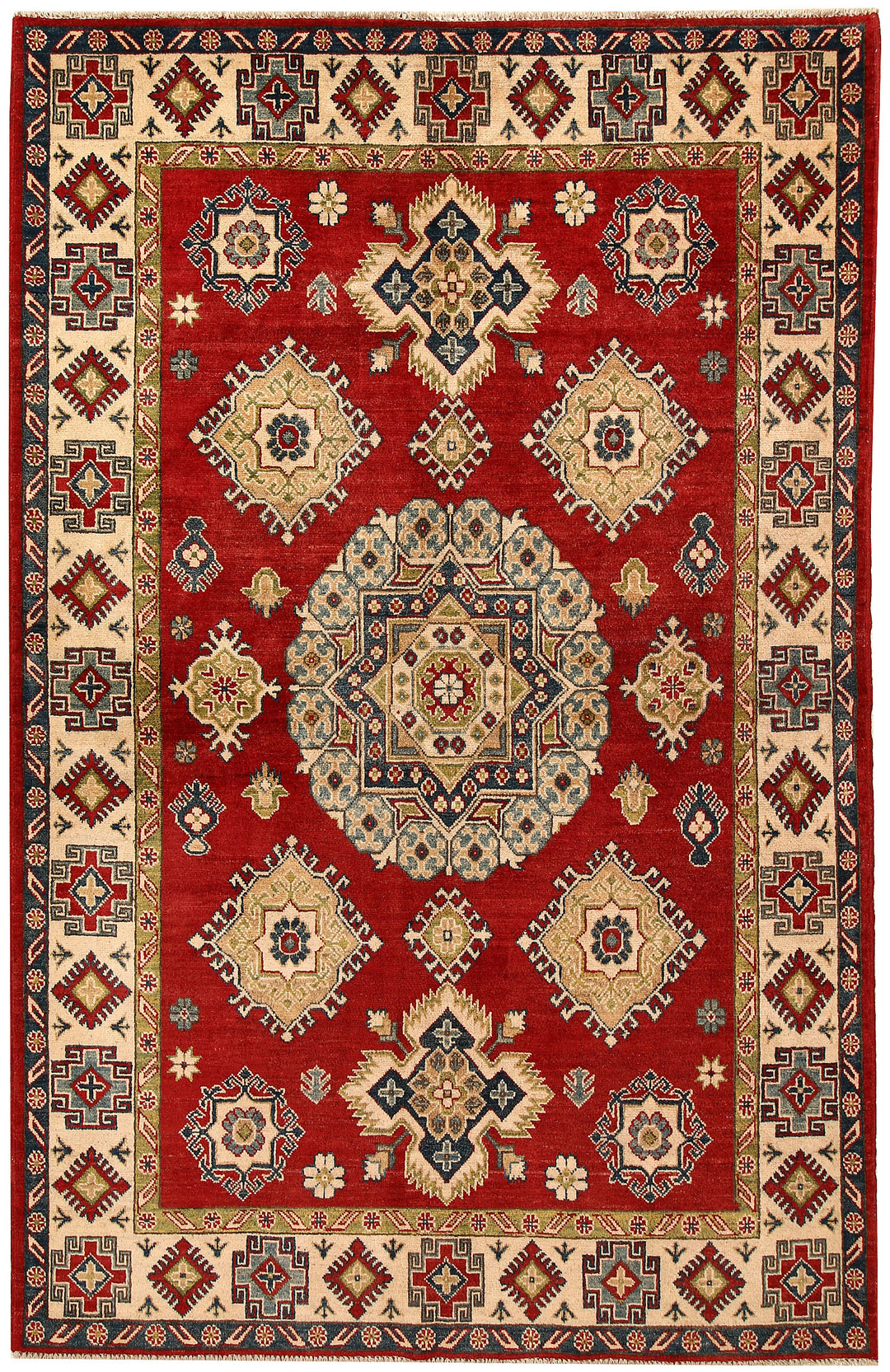 Firebrick Kazak 5' 7 x 7' 10 - No. 67472 - ALRUG Rug Store