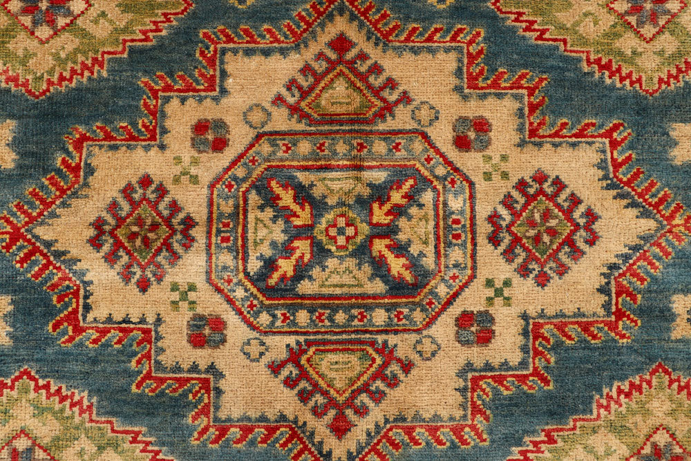 Cadet Blue Kazak 5' 9 x 7' 9 - No. 67473 - ALRUG Rug Store