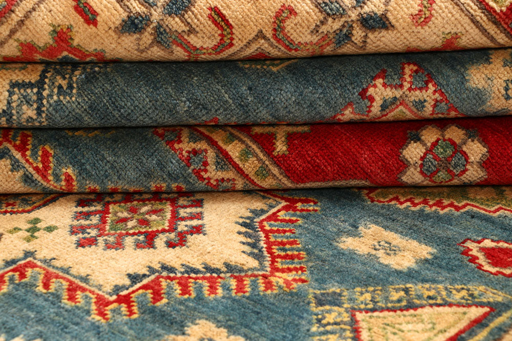 Cadet Blue Kazak 5' 9 x 7' 9 - No. 67473 - ALRUG Rug Store