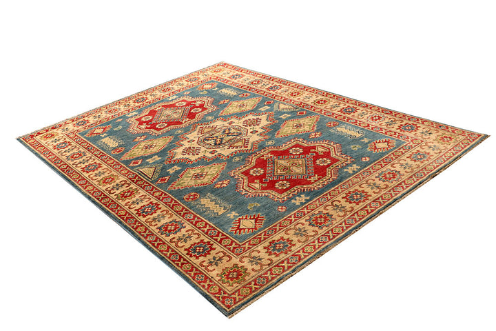 Cadet Blue Kazak 5' 9 x 7' 9 - No. 67473 - ALRUG Rug Store