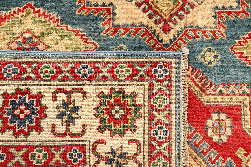 Cadet Blue Kazak 5' 9 x 7' 9 - No. 67473 - ALRUG Rug Store