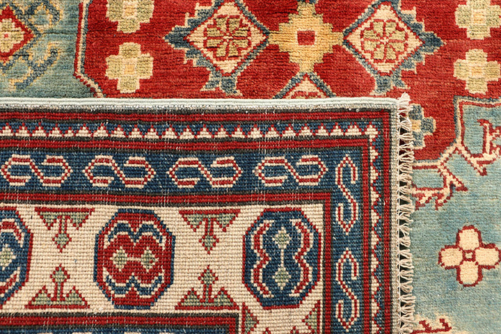 Cadet Blue Kazak 5' x 6' 7 - No. 67474 - ALRUG Rug Store