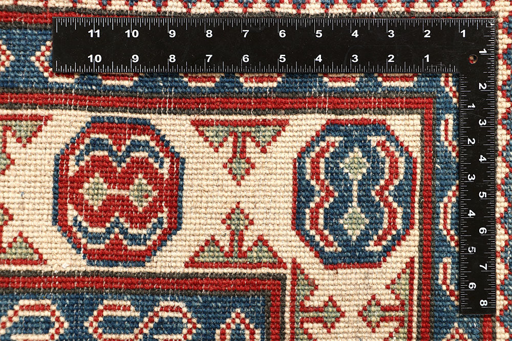 Cadet Blue Kazak 5' x 6' 7 - No. 67474 - ALRUG Rug Store