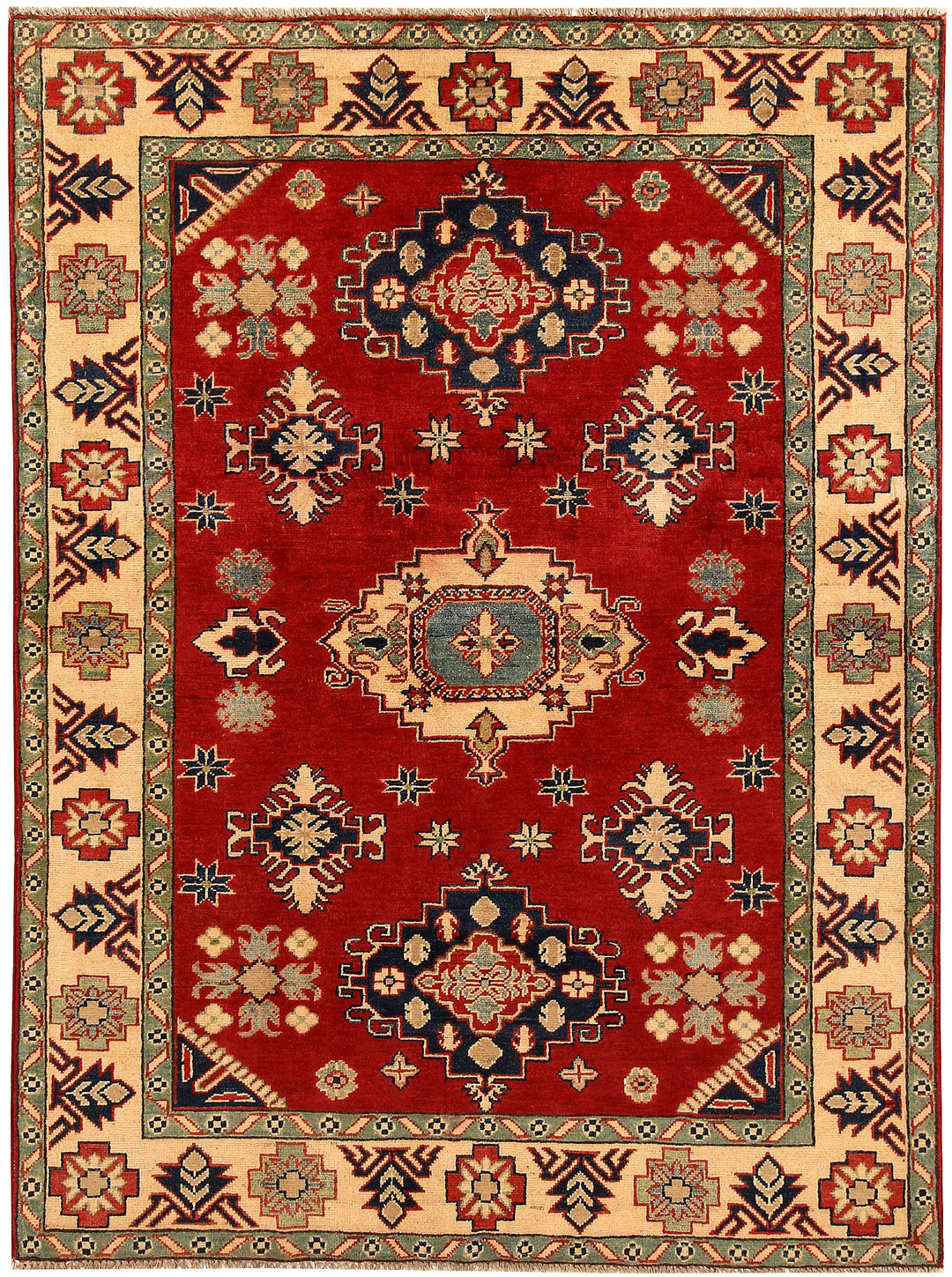 Firebrick Kazak 4' 10 x 6' 7 - No. 67475 - ALRUG Rug Store