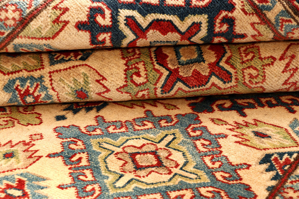Bisque Kazak 4' 11 x 6' 6 - No. 67476 - ALRUG Rug Store
