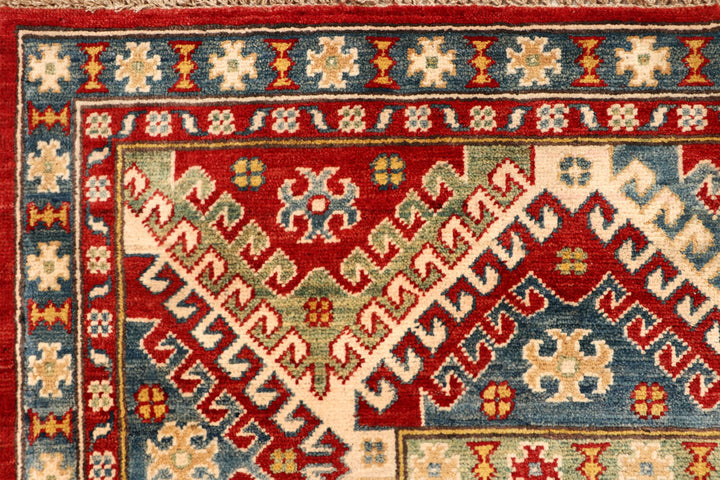 Multi Colored Kazak 5' x 7' - No. 67478 - ALRUG Rug Store