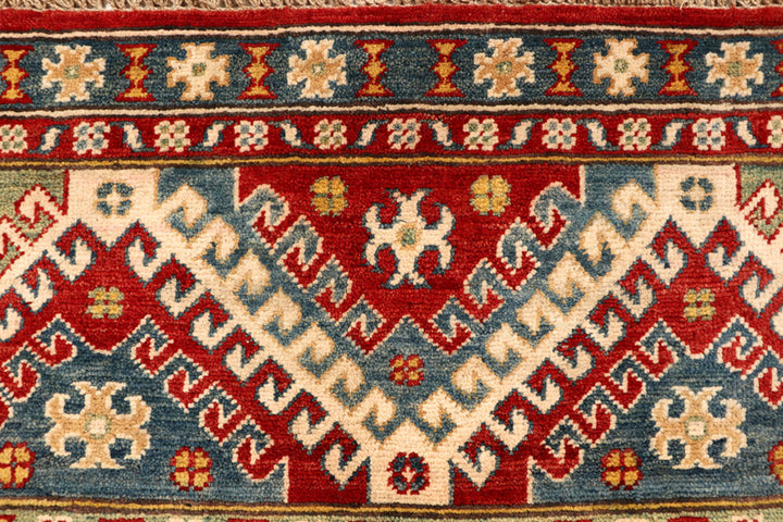 Multi Colored Kazak 5' x 7' - No. 67478 - ALRUG Rug Store