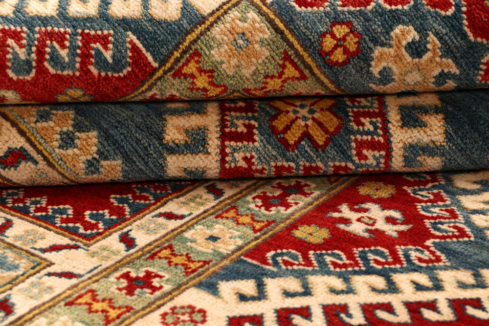 Multi Colored Kazak 5' x 7' - No. 67478 - ALRUG Rug Store