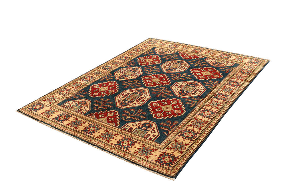 Dark Blue Kazak 4' 10 x 6' 7 - No. 67480 - ALRUG Rug Store