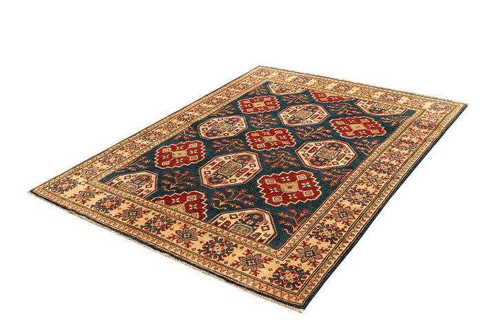 Dark Blue Kazak 4' 10 x 6' 7 - No. 67480 - ALRUG Rug Store