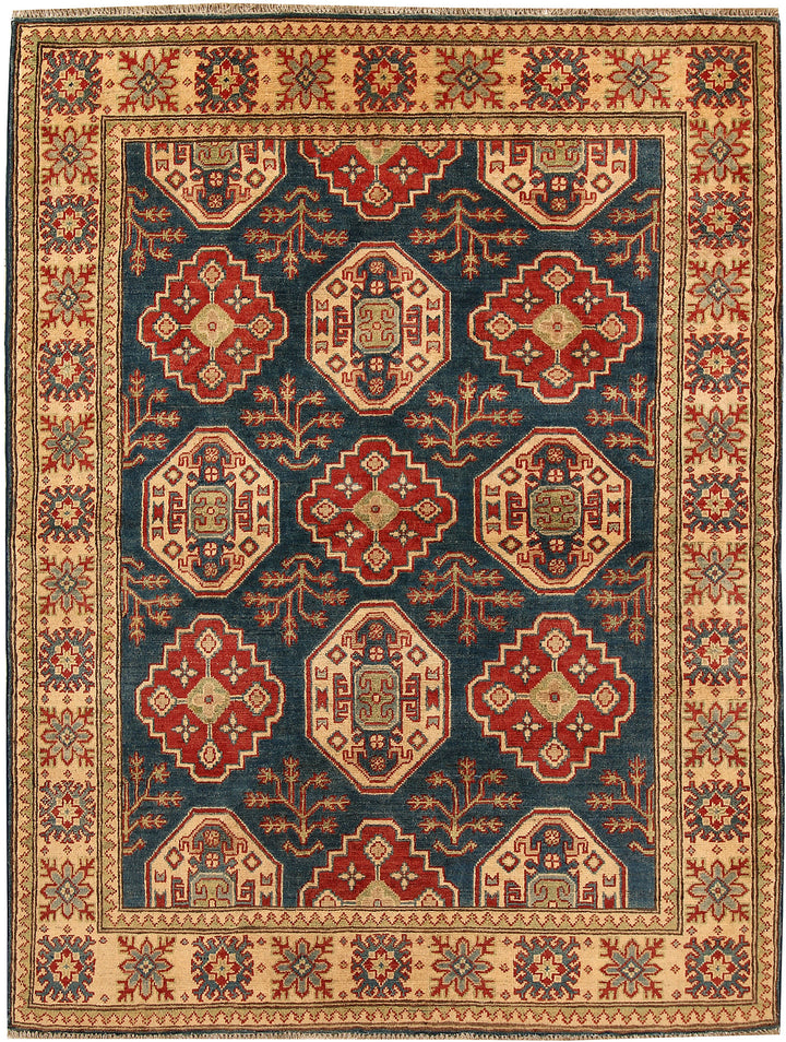 Dark Blue Kazak 4' 10 x 6' 7 - No. 67480 - ALRUG Rug Store