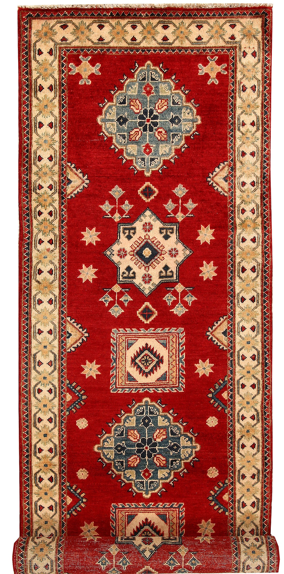 Firebrick Kazak 2' 9 x 9' 5 - No. 67481 - ALRUG Rug Store