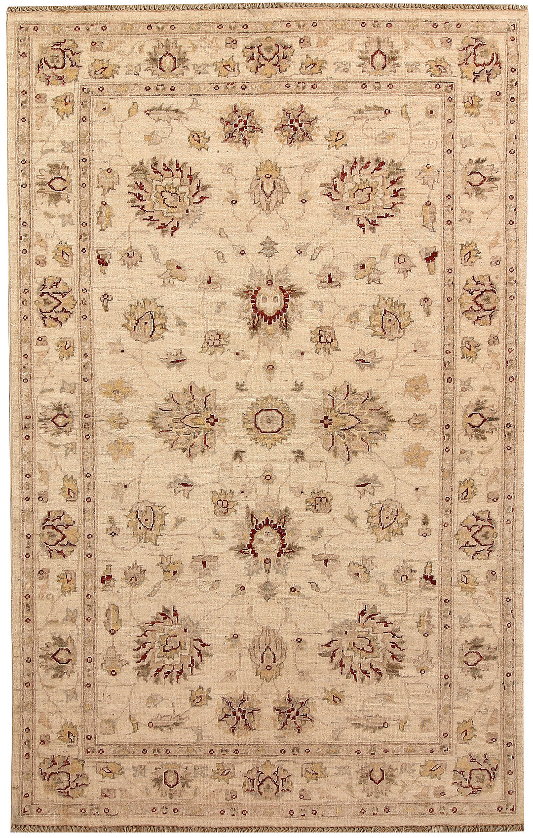 Navajo White Ziegler 4' 5 x 6' 11 - No. 67486 - ALRUG Rug Store