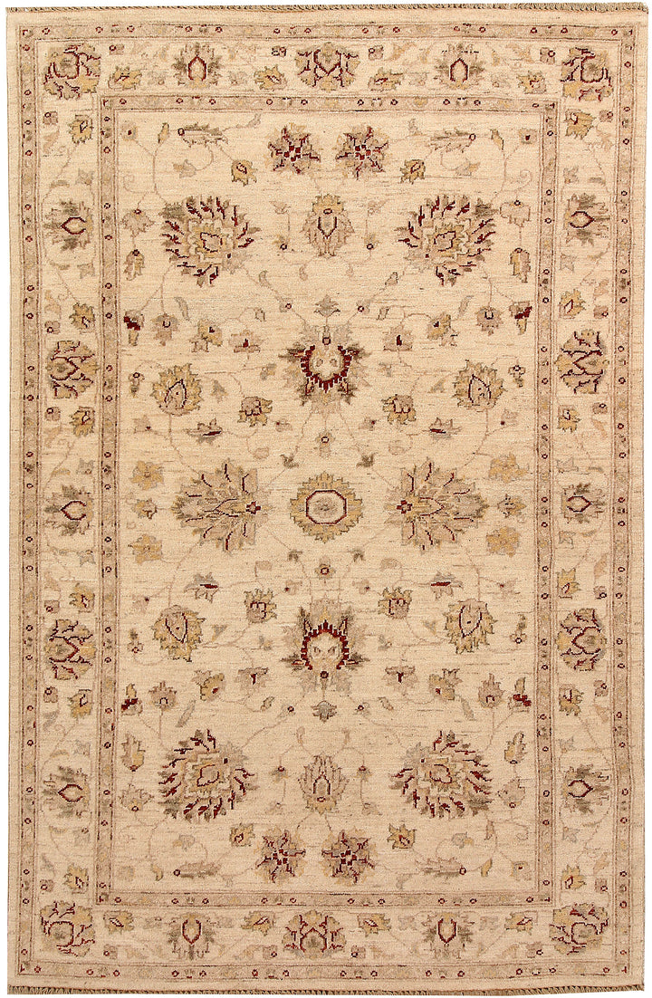 Navajo White Oushak 4' 6 x 6' 10 - No. 67487 - ALRUG Rug Store