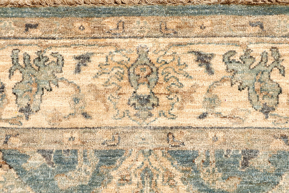 Cadet Blue Oushak 3' 5 x 17' 2 - No. 67493 - ALRUG Rug Store