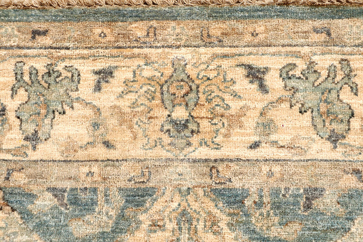 Cadet Blue Oushak 3' 5 x 17' 2 - No. 67493 - ALRUG Rug Store