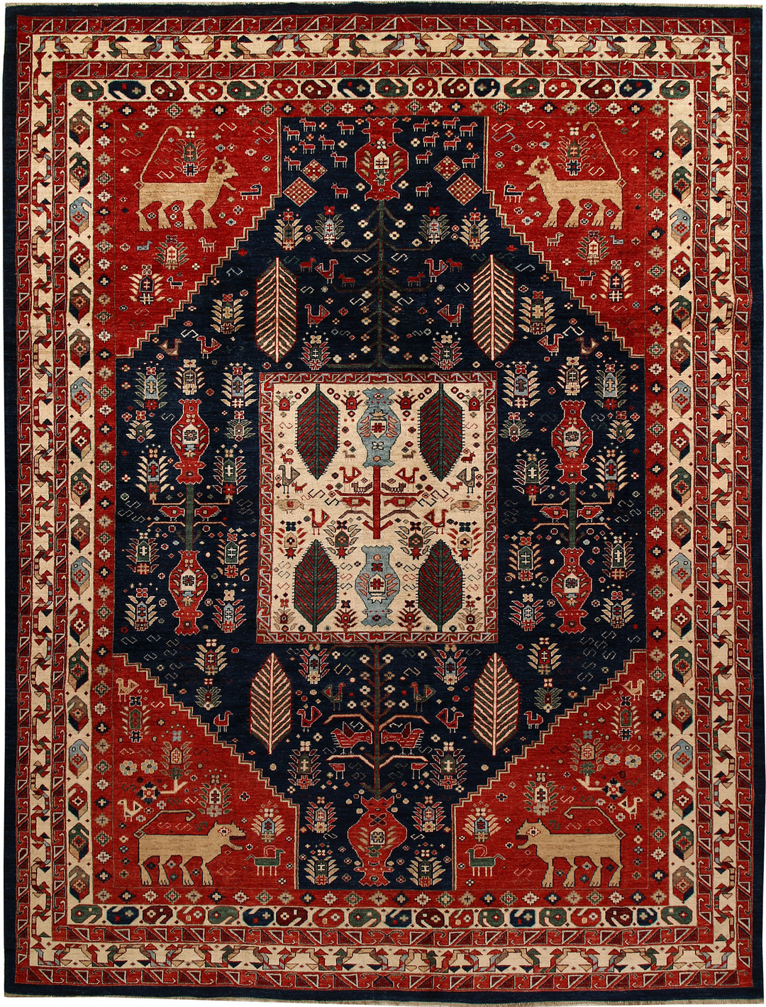 Multi Colored Ziegler 9' 3 x 12' 8 - No. 67495 - ALRUG Rug Store