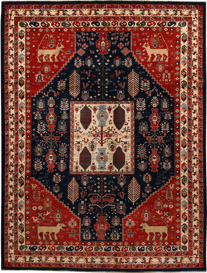 Multi Colored Ziegler 9' 3 x 12' 8 - No. 67495 - ALRUG Rug Store