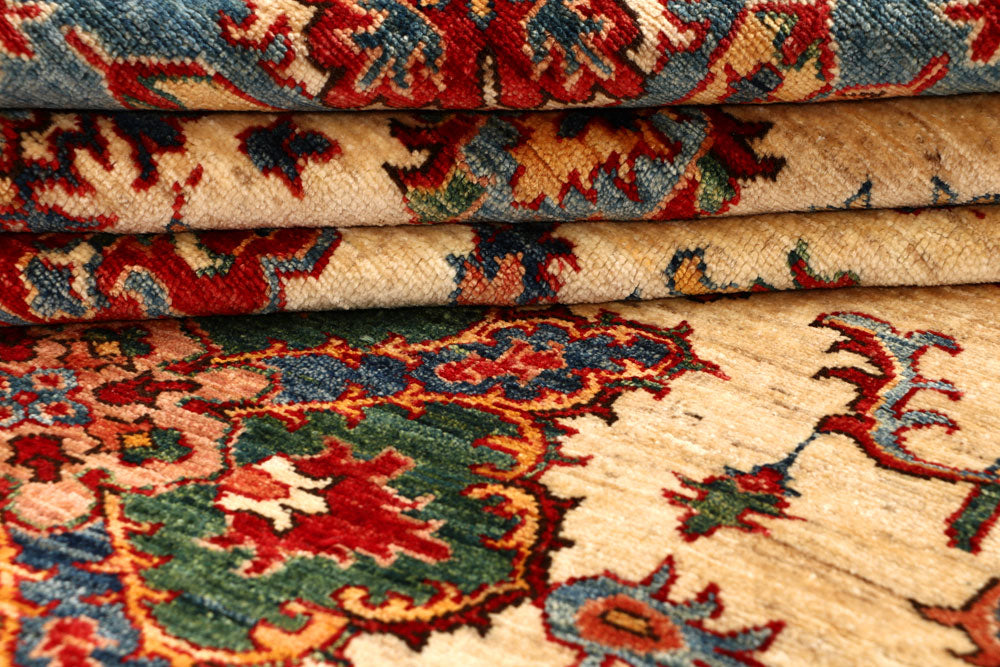 Navajo White Kazak 5' 9 x 8' 4 - No. 67496 - ALRUG Rug Store