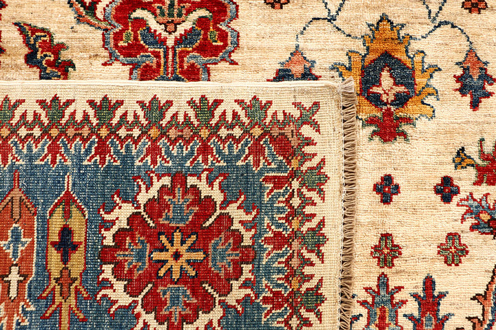 Navajo White Kazak 5' 9 x 8' 4 - No. 67496 - ALRUG Rug Store